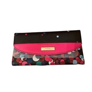 Trina Turk Multicolor Polka Dot Clutch